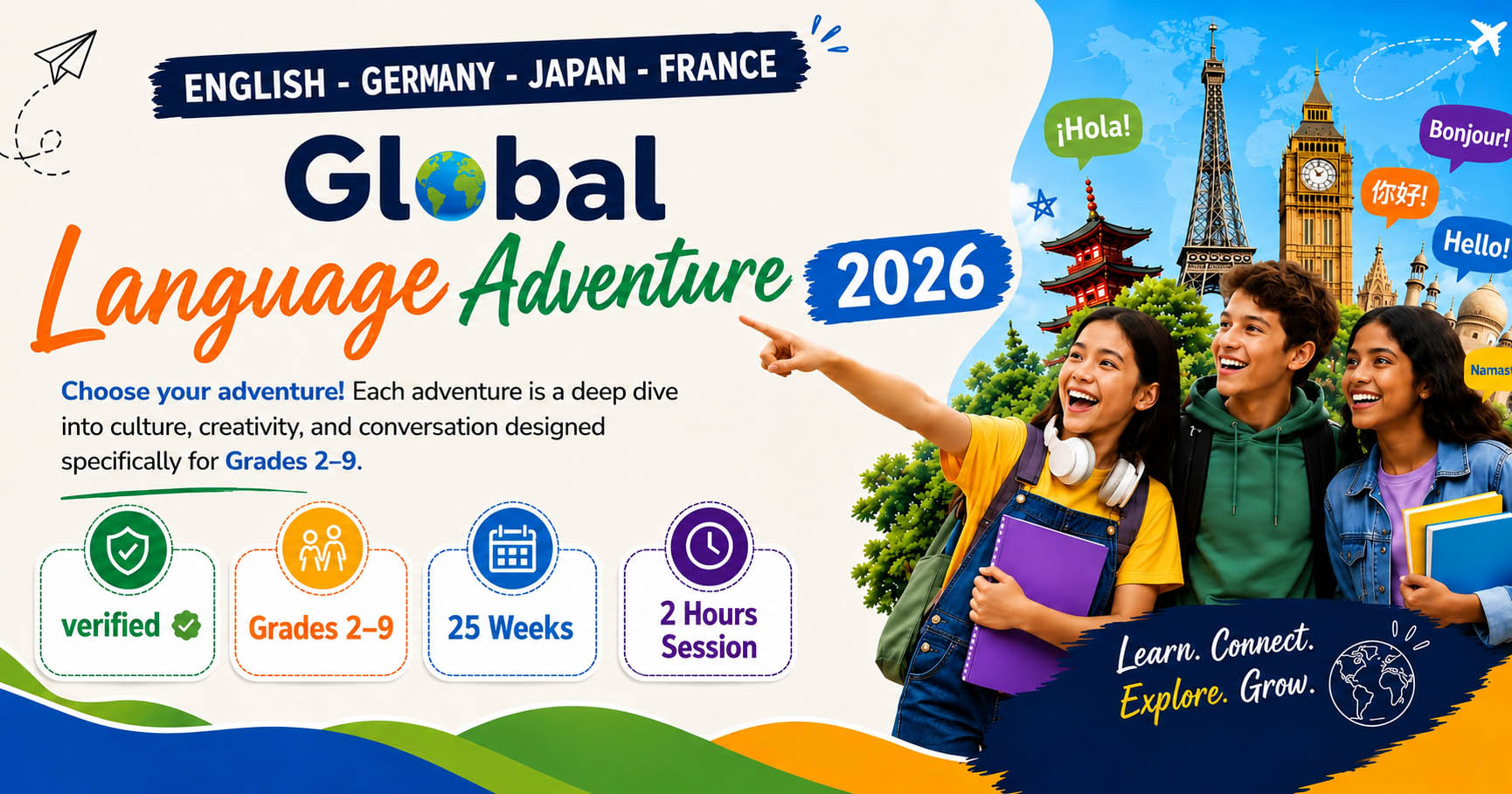 Global Summer Language Adventure 2026